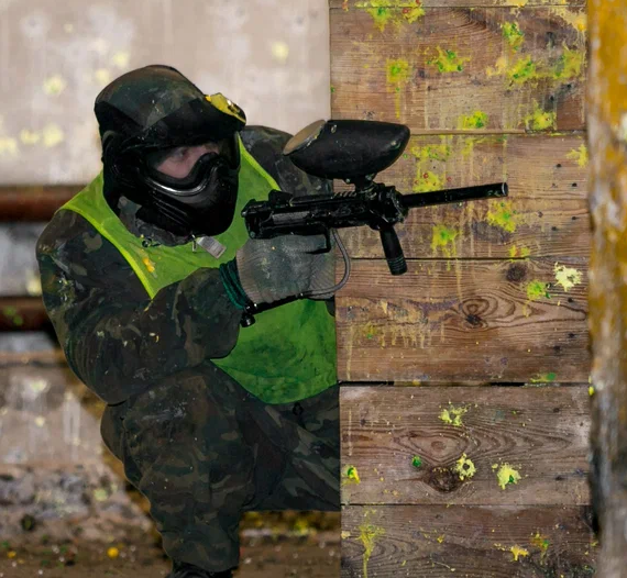 Пейнтбол в действии